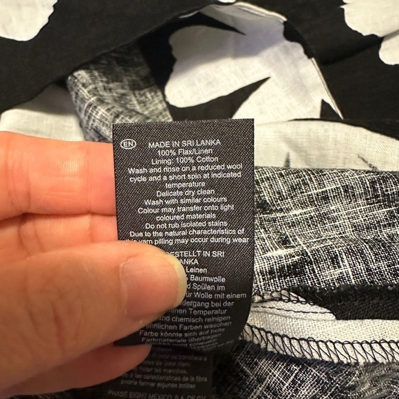 NWOT Hobbs London Regina Linen Midi Dress US 14 - Picture 9 of 11